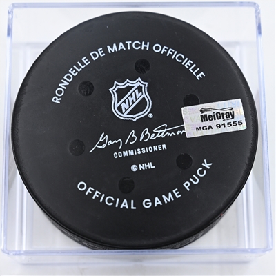 Kirill Kaprizov - Minnesota Wild - Goal Puck - December 14, 2024 vs. Philadelphia Flyers (Wild Logo)