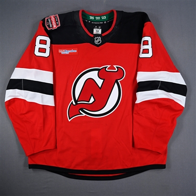 Johnathan Kovacevic - Game-Worn Red w/ Jacques Lemaire Ring of Honor Patch Jersey - Jan. 22, 2025