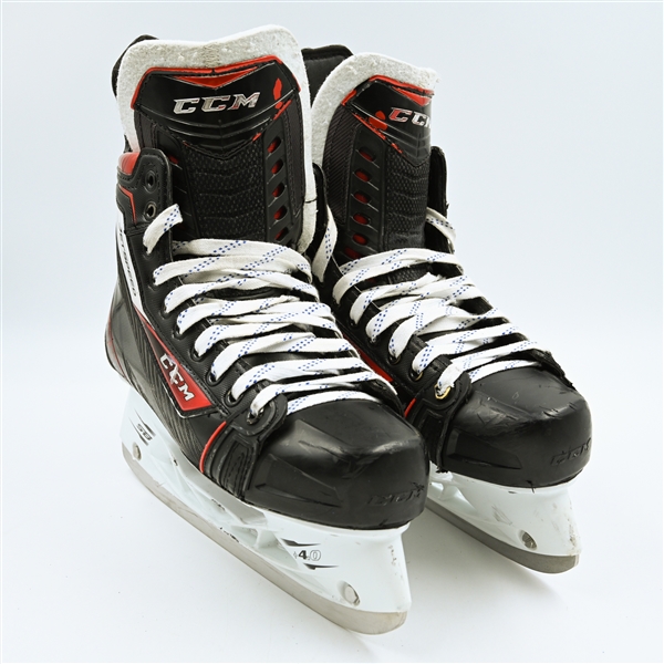 Connor McDavid - Edmonton Oilers - CCM JetSpeed Skates - Photo-Matched - Apr. 29, 2023 - 2022-23 NHL Season