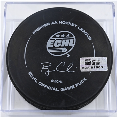 Game Puck - 2025 Warrior/ECHL Hockey Heritage Classic - January 18, 2025 vs. Toledo Walleye (2025 Heritage Classic Logo)