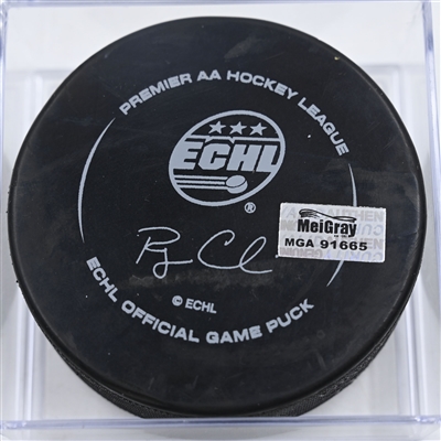 Game Puck - 2025 Warrior/ECHL Hockey Heritage Classic - January 18, 2025 vs. Toledo Walleye (2025 Heritage Classic Logo)