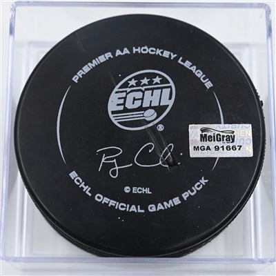 Game Puck - 2025 Warrior/ECHL Hockey Heritage Classic - January 18, 2025 vs. Toledo Walleye (2025 Heritage Classic Logo)