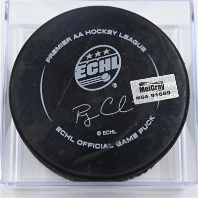 Game Puck - 2025 Warrior/ECHL Hockey Heritage Classic - January 18, 2025 vs. Toledo Walleye (2025 Heritage Classic Logo)