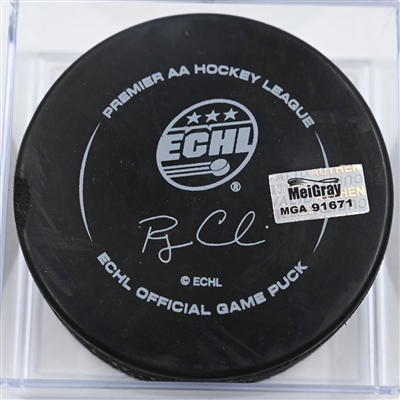 Game Puck - 2025 Warrior/ECHL Hockey Heritage Classic - January 18, 2025 vs. Toledo Walleye (2025 Heritage Classic Logo)