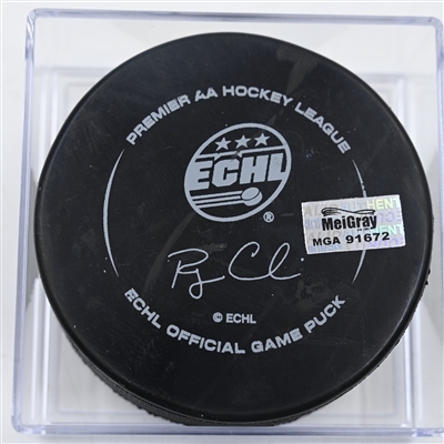 Game Puck - 2025 Warrior/ECHL Hockey Heritage Classic - January 18, 2025 vs. Toledo Walleye (2025 Heritage Classic Logo)