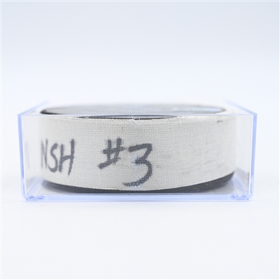 Jonathan Marchessault - Nashville Predators - Goal Puck - December 10, 2024 vs. Calgary Flames (Predators Logo)