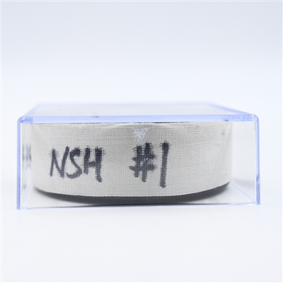 Jonathan Marchessault - Nashville Predators - Goal Puck - December 17, 2024 vs. Calgary Flames (Predators Logo)