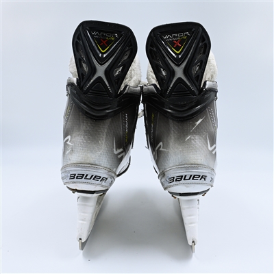 Jack Hughes - New Jersey Devils - Bauer Vapor Hyperlite Skates - 2022-23 NHL Season