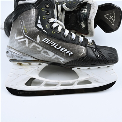 Jack Hughes - New Jersey Devils - Bauer Vapor Hyperlite Skates - 2022-23 NHL Season