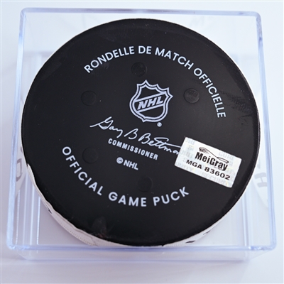 Aliaksei Protas - Washington Capitals - Goal Puck - December 22, 2024 vs. Los Angeles Kings (Capitals' 50th Anniversary Logo)