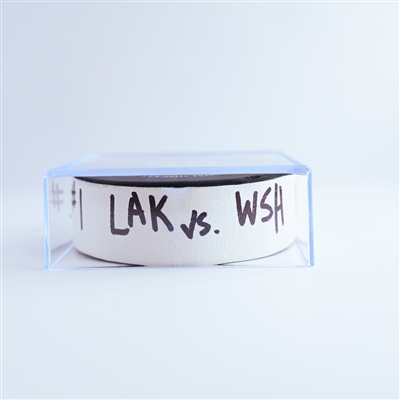 Aliaksei Protas - Washington Capitals - Goal Puck - December 22, 2024 vs. Los Angeles Kings (Capitals' 50th Anniversary Logo)