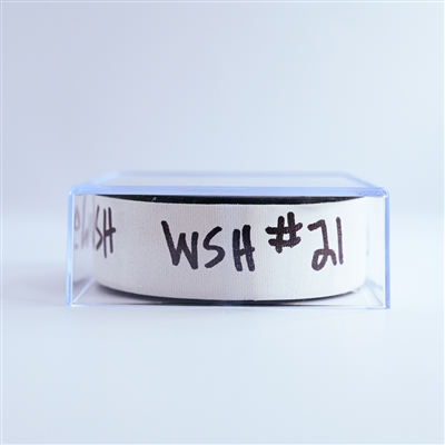 Aliaksei Protas - Washington Capitals - Goal Puck - December 22, 2024 vs. Los Angeles Kings (Capitals' 50th Anniversary Logo)