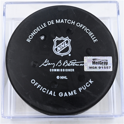 Marco Rossi - Minnesota Wild - Goal Puck - December 14, 2024 vs. Philadelphia Flyers (Wild Logo)