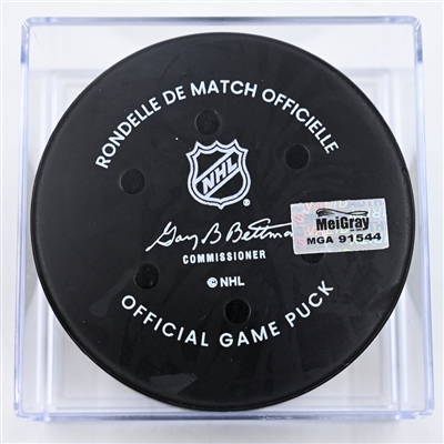 Jared Spurgeon - Minnesota Wild - Goal Puck - November 29, 2024 vs. Chicago Blackhawks (Wild Logo)