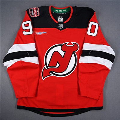 Tomas Tatar - Game-Worn Red w/ Jacques Lemaire Ring of Honor Patch Jersey - Jan. 22, 2025