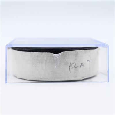 Matthew Tkachuk - Florida Panthers - Goal Puck - December 5, 2024 vs. Philadelphia Flyers (Flyers Logo)
