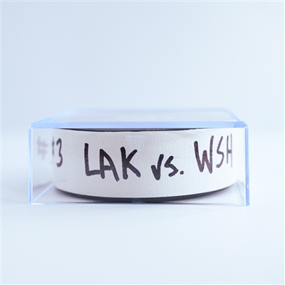 Jakub Vrana - Washington Capitals - Goal Puck - December 22, 2024 vs. Los Angeles Kings (Capitals' 50th Anniversary Logo)