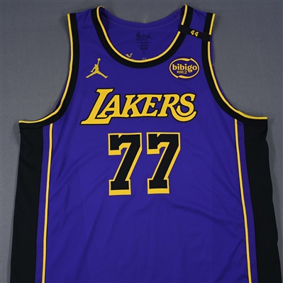 Luka Doncic - Los Angeles Lakers - Statement Edition - Worn 2 Games - 2/22/25 (1st Half) & 2/25/25 (1st Half) - 2024-25 NBA Season