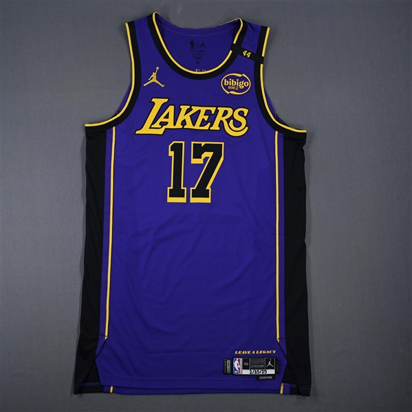 Dorian Finney-Smith - Los Angeles Lakers - Statement Edition - Worn 2 Games - 2/22/25 & 2/25/25 - 2024-25 NBA Season