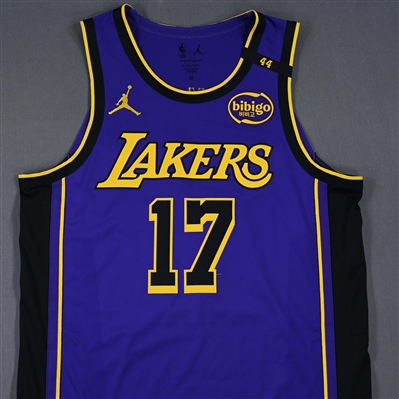 Dorian Finney-Smith - Los Angeles Lakers - Statement Edition - Worn 2 Games - 2/22/25 & 2/25/25 - 2024-25 NBA Season