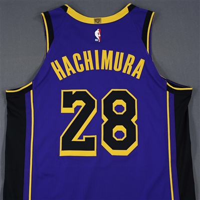 Rui Hachimura - Los Angeles Lakers - Statement Edition - Worn 2 Games - 2/22/25 & 2/25/25 - 2024-25 NBA Season