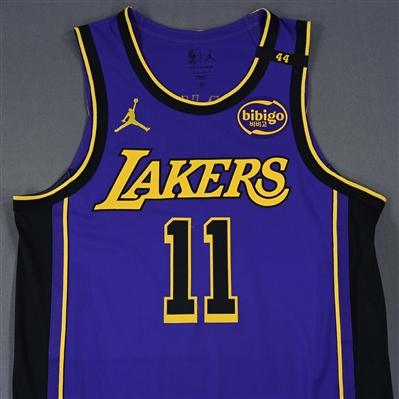 Jaxson Hayes - Los Angeles Lakers - Statement Edition - Worn 2 Games - 2/22/25 & 2/25/25 - 2024-25 NBA Season