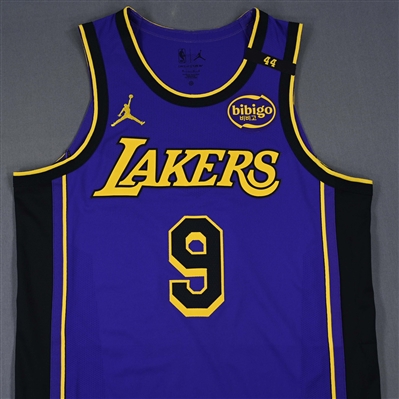 Bronny James - Los Angeles Lakers - Statement Edition - Dressed, Did Not Play (DNP) - 2024-25 NBA Season