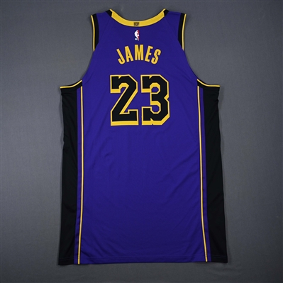 LeBron James - Los Angeles Lakers - Statement Edition - Worn 2/25/2025 - 2024-25 NBA Season