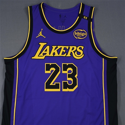 LeBron James - Los Angeles Lakers - Statement Edition - Worn 2/25/2025 - 2024-25 NBA Season