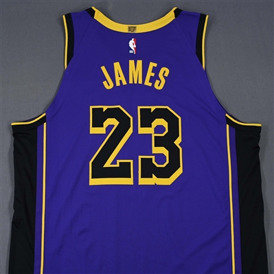 LeBron James - Los Angeles Lakers - Statement Edition - Worn 2/25/2025 - 2024-25 NBA Season