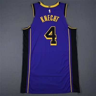 Dalton Knecht - Los Angeles Lakers - Statement Edition - Worn 2 Games - 2/22/25 & 2/25/25 - 2024-25 NBA Season