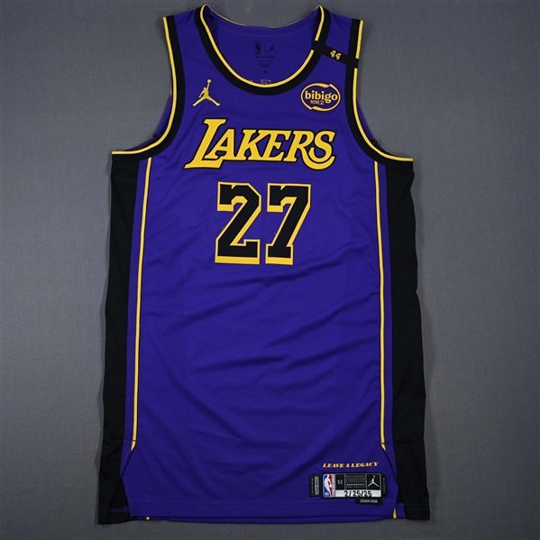 Alex Len - Los Angeles Lakers - Statement Edition - Dressed, Did Not Play (DNP) - 2024-25 NBA Season