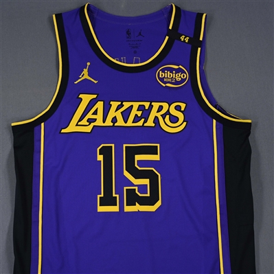 Austin Reaves - Los Angeles Lakers - Statement Edition - Worn 2/25/2025 - 2024-25 NBA Season