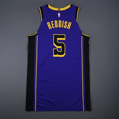 Cam Reddish - Los Angeles Lakers - Statement Edition - Dressed, Did Not Play (DNP) - 2024-25 NBA Season