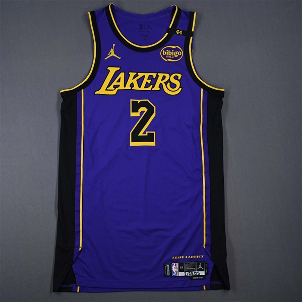 Jarred Vanderbilt - Los Angeles Lakers - Statement Edition - Worn 2 Games - 2/22/25 & 2/25/25 - 2024-25 NBA Season