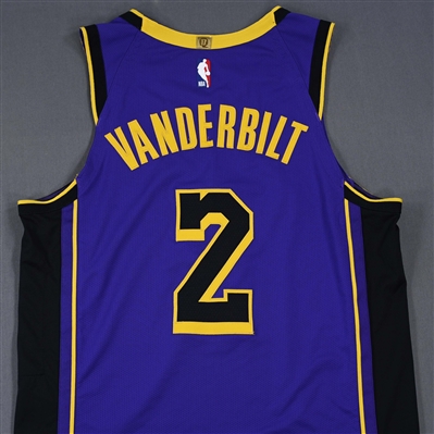 Jarred Vanderbilt - Los Angeles Lakers - Statement Edition - Worn 2 Games - 2/22/25 & 2/25/25 - 2024-25 NBA Season