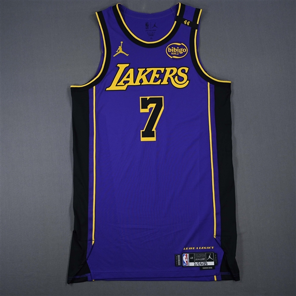 Gabe Vincent - Los Angeles Lakers - Statement Edition - Worn 2 Games - 2/22/25 & 2/25/25 - 2024-25 NBA Season