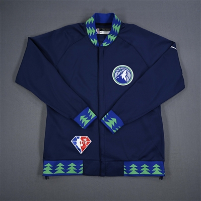 Nathan Knight - Minnesota Timberwolves - Game-Issued City Edition Jacket - 2021-22 NBA Season