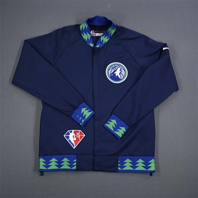 Jordan McLaughlin - Minnesota Timberwolves - Game-Issued City Edition Jacket - 2021-22 NBA Season