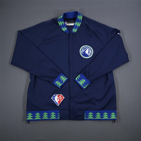 Greg Monroe - Minnesota Timberwolves - Game-Issued City Edition Jacket - 2021-22 NBA Season