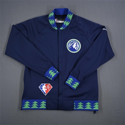 McKinley Wright IV - Minnesota Timberwolves - Game-Issued City Edition Jacket - 2021-22 NBA Season