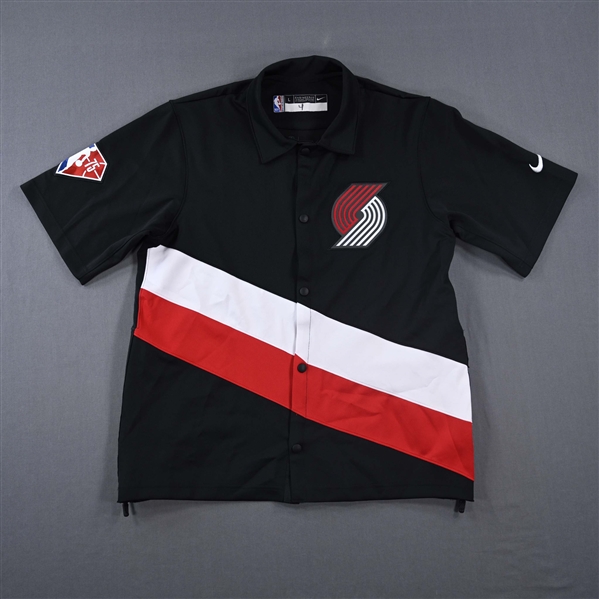 Greg Brown III - Portland Trail Blazers - Game-Issued City Edition Jacket  - 2021-22 NBA Season