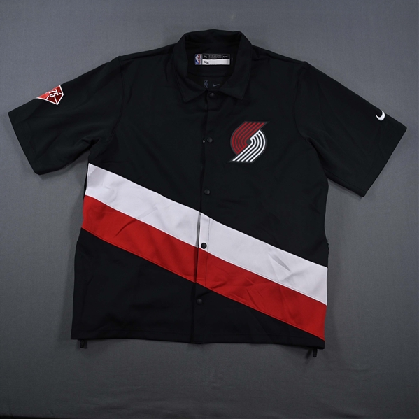Cody Zeller - Portland Trail Blazers - Game-Issued City Edition Jacket  - 2021-22 NBA Season