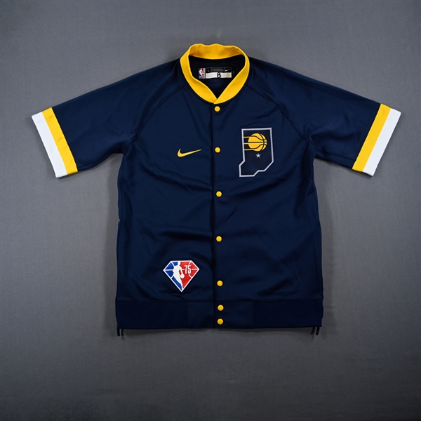 Justin Holiday - Indiana Pacers - Game-Issued City Edition Jacket  - 2021-22 NBA Season