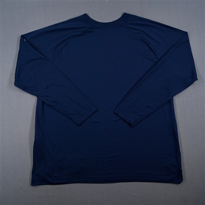Myles Turner - Indiana Pacers - Game-Issued City Edition Long-Sleeved Shooting Shirt  - 2021-22 NBA Season