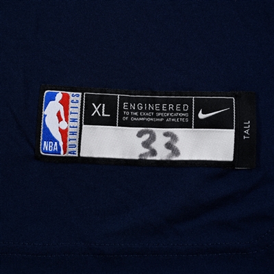 Myles Turner - Indiana Pacers - Game-Issued City Edition Long-Sleeved Shooting Shirt  - 2021-22 NBA Season