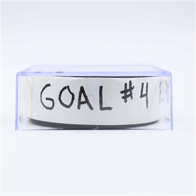 Aleksander Barkov - Florida Panthers - Goal Puck - February 4, 2025 vs. Washington Capitals (Capitals' 50th Anniversary Logo)