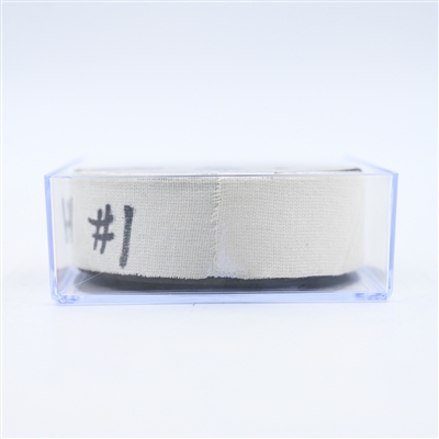 Justin Barron - Nashville Predators - Goal Puck - February 22, 2025 vs. Colorado Avalanche (Predators Logo)