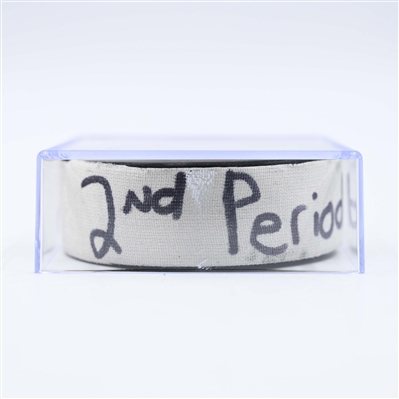 Nathan Bastian - New Jersey Devils - Goal Puck - January 29, 2025 vs. Philadelphia Flyers (Devils Logo)