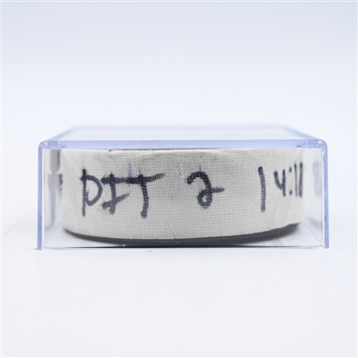 Anthony Beauvillier - Pittsburgh Penguins - Goal Puck - February 8, 2025 vs. Philadelphia Flyers (Flyers Logo)